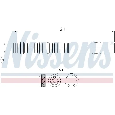 Sušač, klima-uređaj NISSENS NIS 95457 IC-C546C9