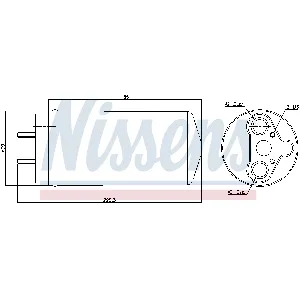Sušač, klima-uređaj NISSENS NIS 95462 IC-C546E3