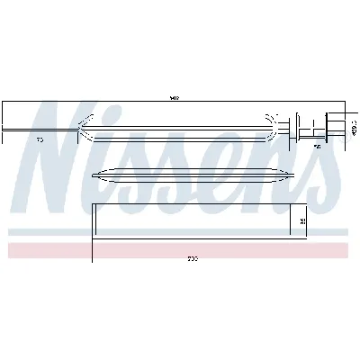 Sušač, klima-uređaj NISSENS NIS 95469 IC-C546EF
