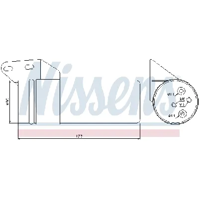 Sušač, klima-uređaj NISSENS NIS 95476 IC-C673CD