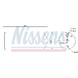 Sušač, klima-uređaj NISSENS NIS 95477 IC-CF748E