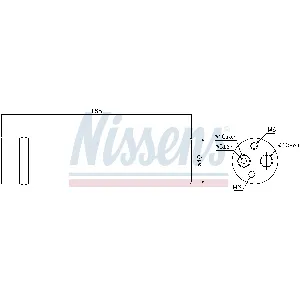 Sušač, klima-uređaj NISSENS NIS 95481 IC-C673CE