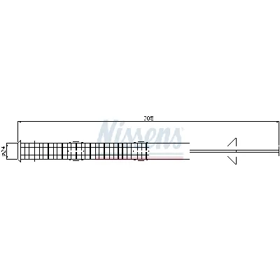 Sušač, klima-uređaj NISSENS NIS 95486 IC-CF74A3