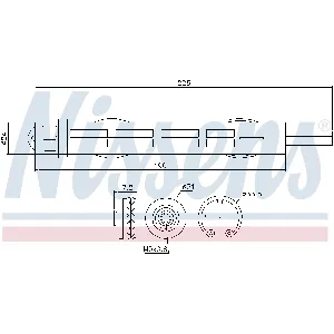 Sušač, klima-uređaj NISSENS NIS 95488 IC-CF74A2
