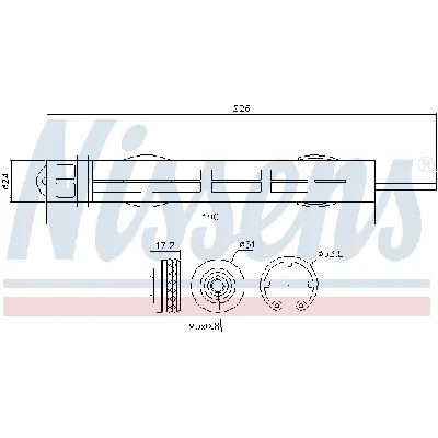 Sušač, klima-uređaj NISSENS NIS 95488 IC-CF74A2