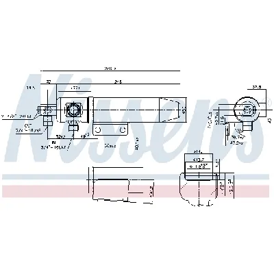 Sušač, klima-uređaj NISSENS NIS 95493 IC-9D29DC