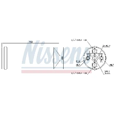 Sušač, klima-uređaj NISSENS NIS 95523 IC-D9C835