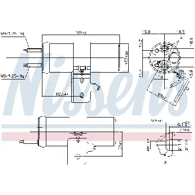 Sušač, klima-uređaj NISSENS NIS 95568 IC-DF1BC7