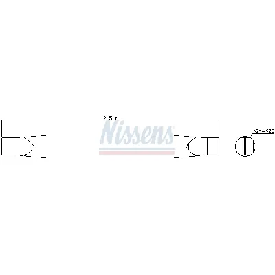Sušač, klima-uređaj NISSENS NIS 95623 IC-G07R9F