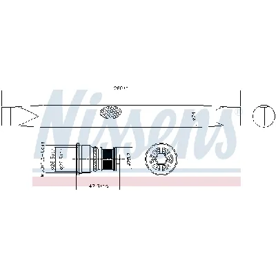 Sušač, klima-uređaj NISSENS NIS 95762 IC-G0T0PB