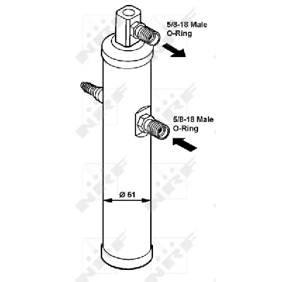 Sušač, klima-uređaj NRF NRF 33022 IC-AE5302