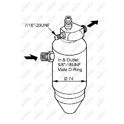 Sušač, klima-uređaj NRF NRF 33077 IC-AE5333