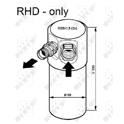 Sušač, klima-uređaj NRF NRF 33082 IC-AE5336
