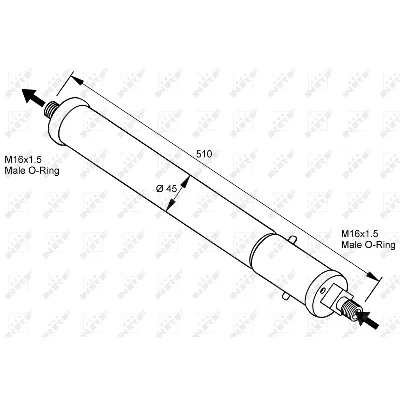 Sušač, klima-uređaj NRF NRF 33100 IC-AE5344