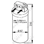 Sušač, klima-uređaj NRF NRF 33104 IC-AE5347