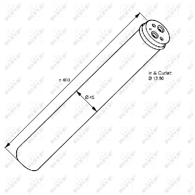 Sušač, klima-uređaj NRF NRF 33118 IC-B785E2
