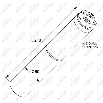 Sušač, klima-uređaj NRF NRF 33133 IC-AE535D