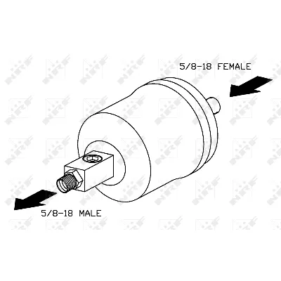 Sušač, klima-uređaj NRF NRF 33209 IC-BB3D5A