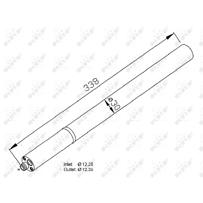 Sušač, klima-uređaj NRF NRF 33211 IC-AE5394