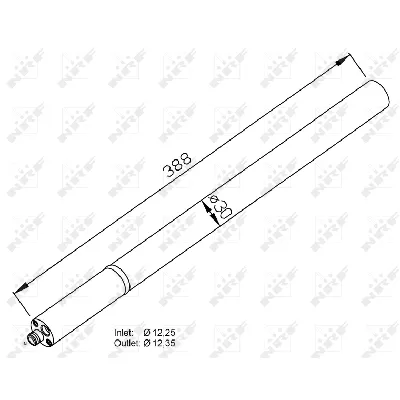 Sušač, klima-uređaj NRF NRF 33213 IC-B4DB76