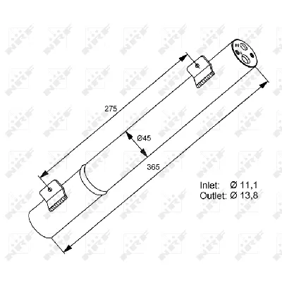 Sušač, klima-uređaj NRF NRF 33282 IC-BB3E52