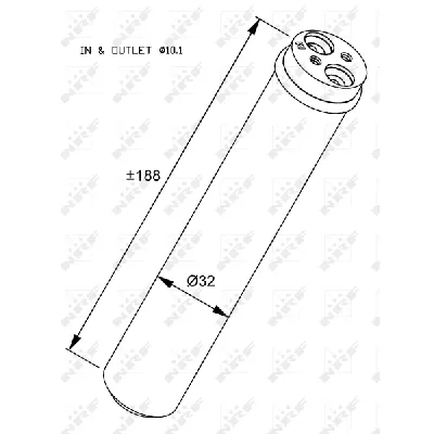 Sušač, klima-uređaj NRF NRF 33284 IC-BB41CE