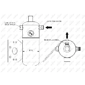 Sušač, klima-uređaj NRF NRF 33291 IC-BB41E5