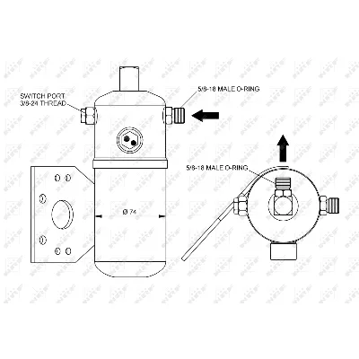 Sušač, klima-uređaj NRF NRF 33291 IC-BB41E5