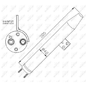 Sušač, klima-uređaj NRF NRF 33306 IC-BE0E15