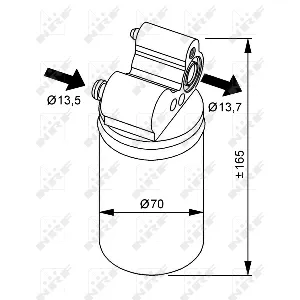 Sušač, klima-uređaj NRF NRF 33313 IC-C68019