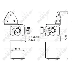 Sušač, klima-uređaj NRF NRF 33334 IC-D0B571