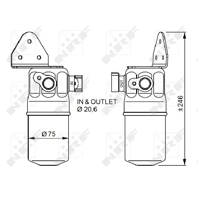 Sušač, klima-uređaj NRF NRF 33334 IC-D0B571