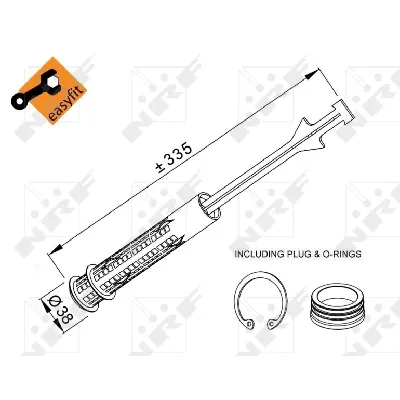 Sušač, klima-uređaj NRF NRF 33359 IC-E51246