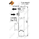 Sušač, klima-uređaj NRF NRF 33366 IC-DAA678