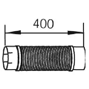 Talasasta cev, izduvni sistem DINEX DIN48259 IC-C6CEF9
