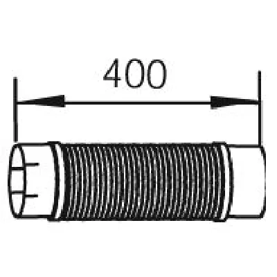 Talasasta cev, izduvni sistem DINEX DIN48259 IC-C6CEF9