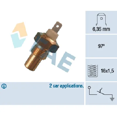 Termoprekidac, signalna lampica FAE FAE35010 IC-DAB7E2