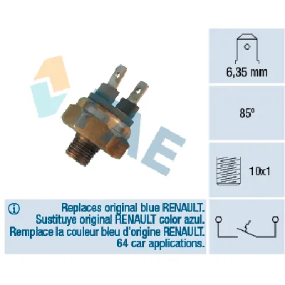 Termoprekidac, signalna lampica FAE FAE35460 IC-ABB31C