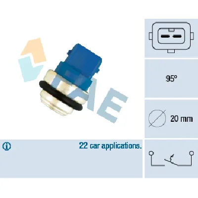 Termoprekidac, signalna lampica FAE FAE35635 IC-C012EB