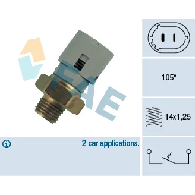 Termoprekidac, signalna lampica FAE FAE35710 IC-DAB7F6