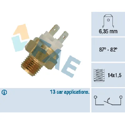 Termoprekidač, ventilator hladnjaka FAE FAE36050 IC-ABB3E5