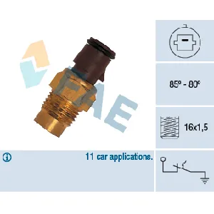 Termoprekidač, ventilator hladnjaka FAE FAE36160 IC-ABB3D9 Termoprekidač, ventilator hladnjaka FAE FAE36160 IC-ABB3D9
