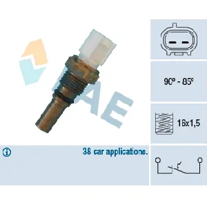 Termoprekidač, ventilator hladnjaka FAE FAE36540 IC-ABB425 Termoprekidač, ventilator hladnjaka FAE FAE36540 IC-ABB425