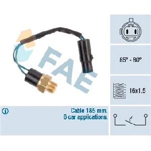 Termoprekidač, ventilator hladnjaka FAE FAE36610 IC-DAB676 Termoprekidač, ventilator hladnjaka FAE FAE36610 IC-DAB676