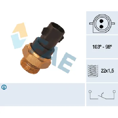 Termoprekidač, ventilator hladnjaka FAE FAE37290 IC-ABB408