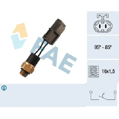 Termoprekidač, ventilator hladnjaka FAE FAE37550 IC-ABB437