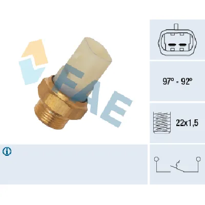 Termoprekidač, ventilator hladnjaka FAE FAE37710 IC-ABB497