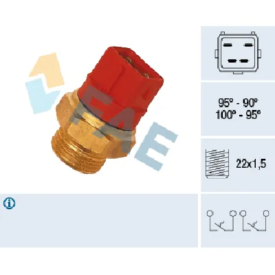 Termoprekidač, ventilator hladnjaka FAE FAE37960 IC-ABB4C9