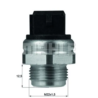 Termoprekidač, ventilator hladnjaka MAHLE TSW 51D IC-G0XW07