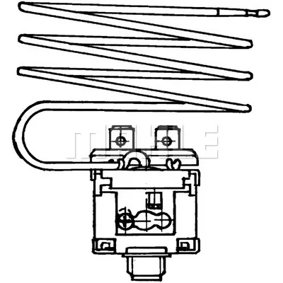 Termoprekidač, ventilator klima uređaja MAHLE ASW 46 000P IC-G08DN9